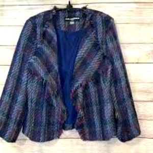 Karl lagerfeld cropped blazer small